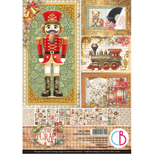 Ciao Bella - The Nutcracker - A4 Paper Pad (9pk)