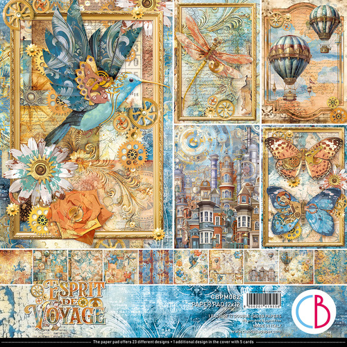 Ciao Bella - Espirit De Voyage - 12x12 Paper Pad (12pk)