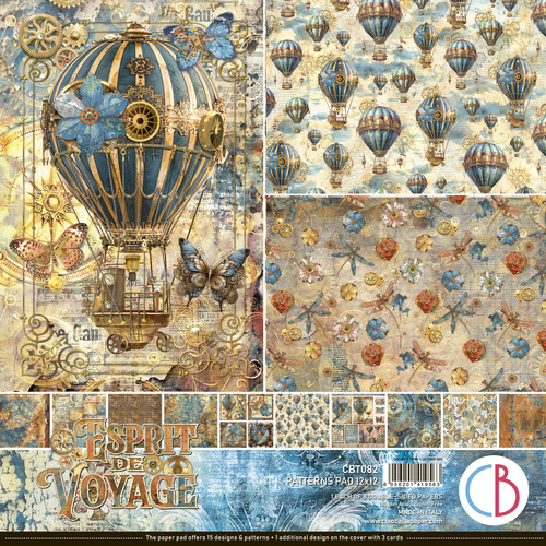 Ciao Bella - Espirit De Voyage - 12x12 Paper Pad (8pk)