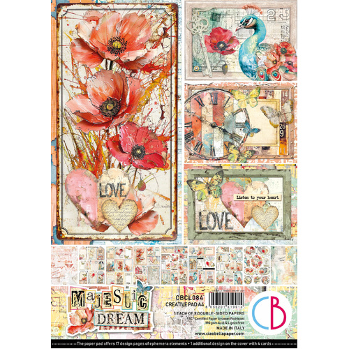 Ciao Bella - Majestic Dream - A4 Paper Pad (9pk)