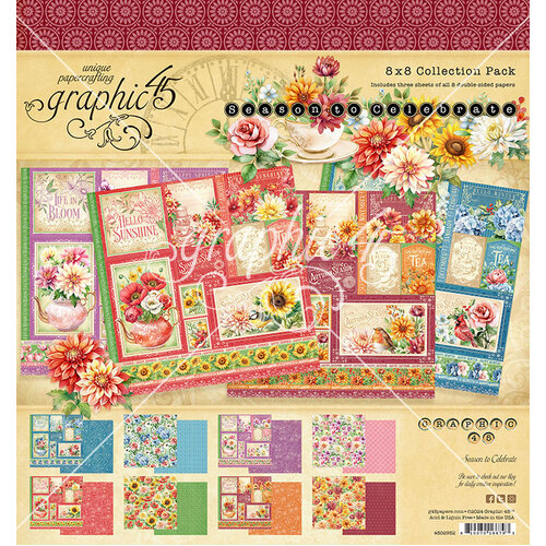 Graphic 45 - Season to Celebrate - 8x8 Collection Pack