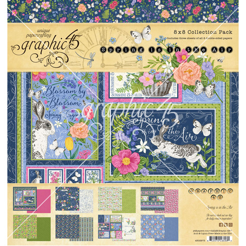 Graphic 45 - Spring is in the Air - 8x8 Collection Pack