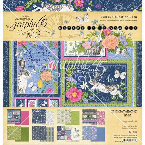 Graphic 45 - Spring is in the Air - 12x12 Collection Pack