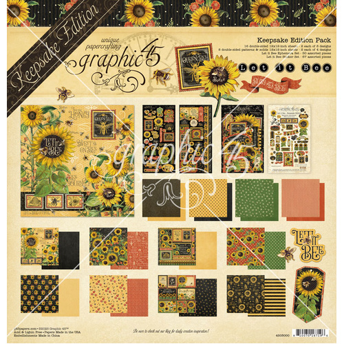 Graphic 45 - Let it Bee — 12x12 Keepsake Edition