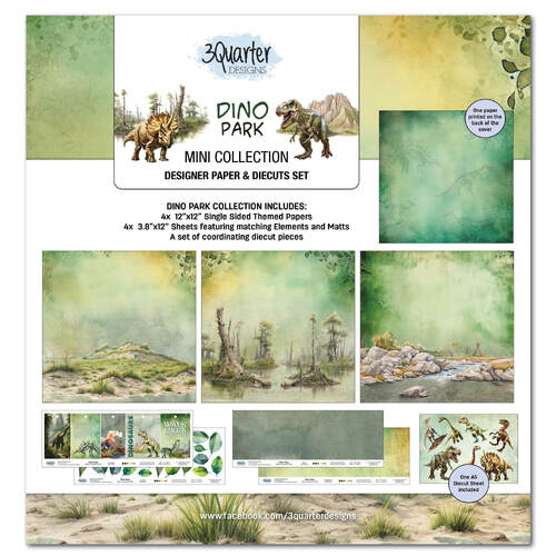 3Quarter Designs - Dino Park - 12x12 Mini Collection