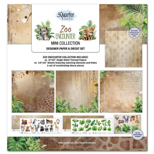 3Quarter Designs - Zoo Encounter - 12x12 Mini Collection