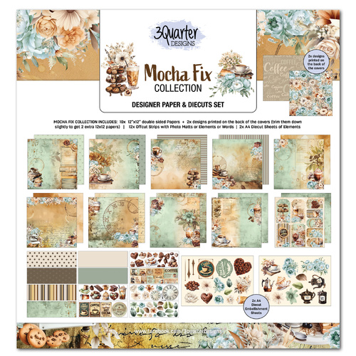 3Quarter Designs - Mocha Fix - 12x12 Collection