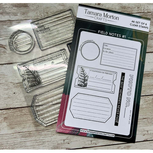 Tamara Morton Crafts - Field Notes - A6 stamp set